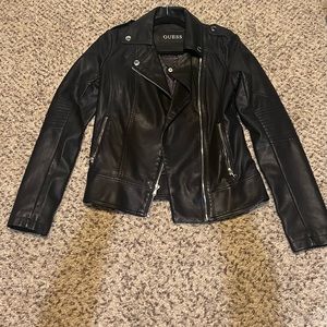 Guess faux leather moto jacket